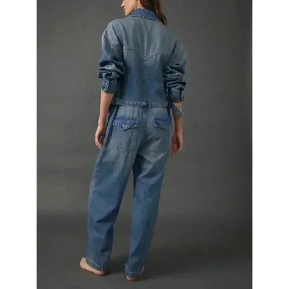 Free People Care FP Townes Coverall / High Noon - Picture 4 of 6